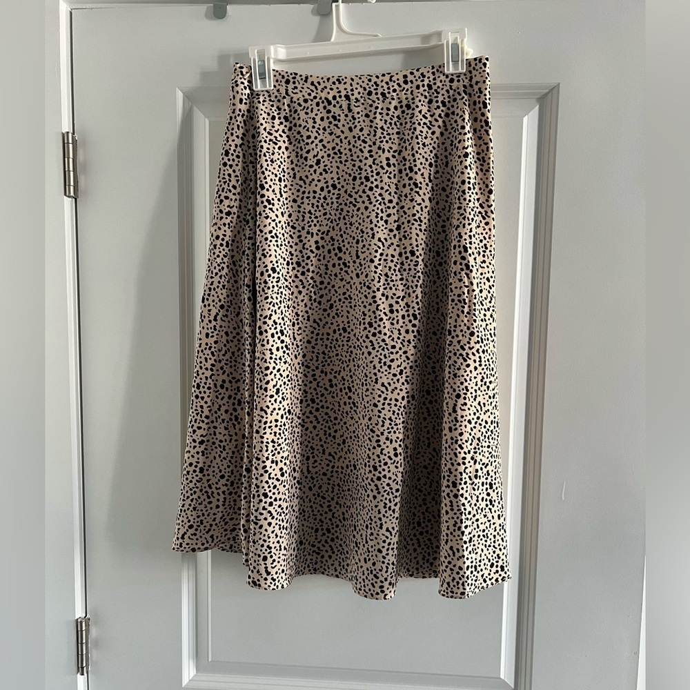 IJOAH animal print midi‎ skirt